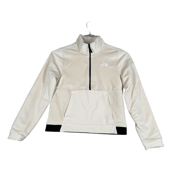 The North Face‎ Jacket Womens Small Cream Shelbe Raschel Reversible Pullover - Picture 1 of 12